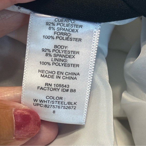 Narciso Rodriguez Color Block Pencil Skirt Sz 8 NWT - Picture 6 of 8